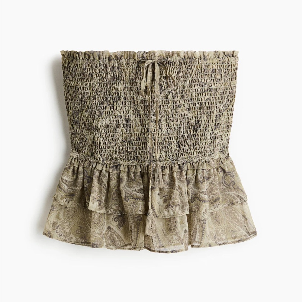 Smocked Bandeau Top